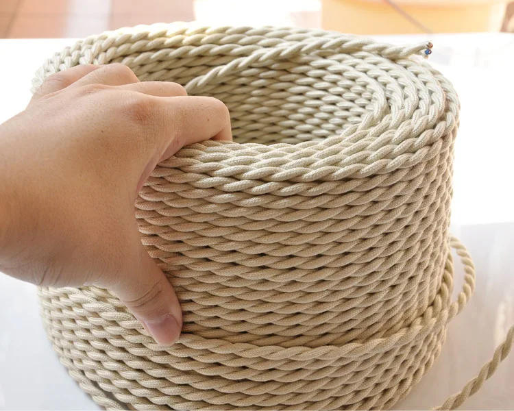 50 m/a lot 2 x0.75 nuclear power cable cable power cord knitting textile fabric silk braided wire cable cloth
50 m/a lot 2 x0.75 nuclear power cable cable power cord knitting textile fabric silk braided wire cable cloth