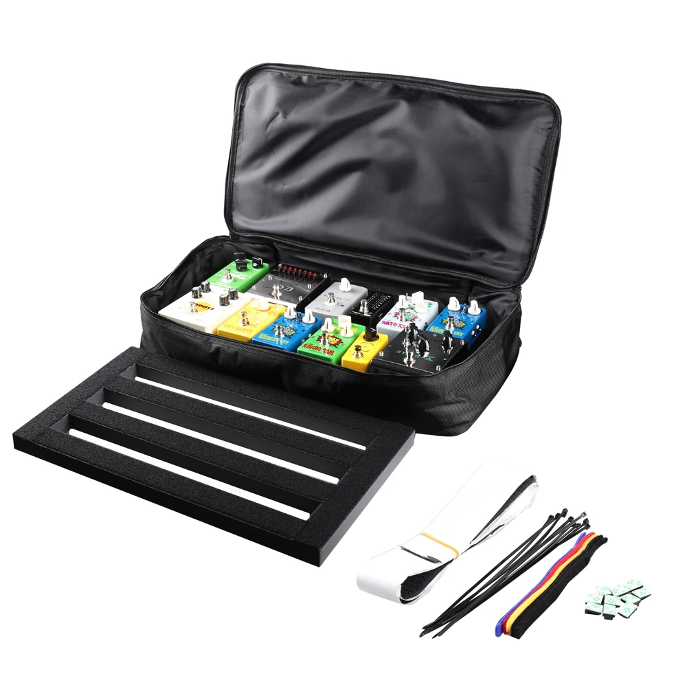 Effect Pedalboard Bag For Black Aluminum 37X27 CM Effects Pedal Board Gig Bag Soft Case Universal Bag
Effect Pedalboard Bag For Black Aluminum 37X27 CM Effects Pedal Board Gig Bag Soft Case Universal Bag