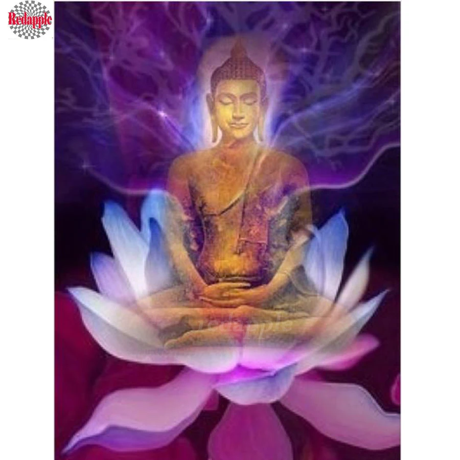Full 5D Diy Daimond Painting Lotus Buddha 3D Diamond mosaic Round Rhinestones Diamant Painting Embroidery Religious Icon decor
Full 5D Diy Daimond Painting Lotus Buddha 3D Diamond mosaic Round Rhinestones Diamant Painting Embroidery Religious Icon decor