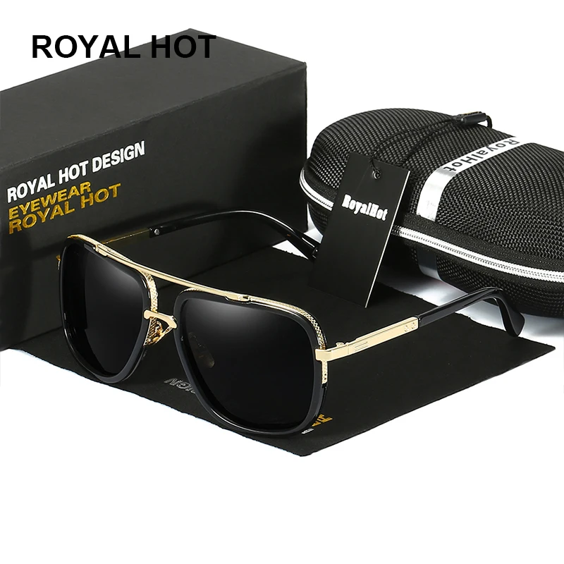Солнечные очки RoyalHot в стиле ретро с защитой от ультрафиолета UV400 | Аксессуары для