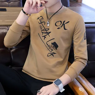 2022 Autumn New Casual Self-cultivation Mens T shirt Fashion Trend Brand Creative Letter Printing Three-color V-neck T shirt Men
2022 Autumn New Casual Self-cultivation Mens T shirt Fashion Trend Brand Creative Letter Printing Three-color V-neck T shirt Men
