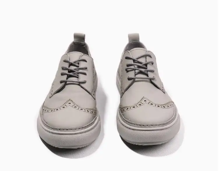 Shoes Men lace up genuine leather handmade flats smart casual loafers carved brogue formal dress shoes grey street sneaker
Shoes Men lace up genuine leather handmade flats smart casual loafers carved brogue formal dress shoes grey street sneaker