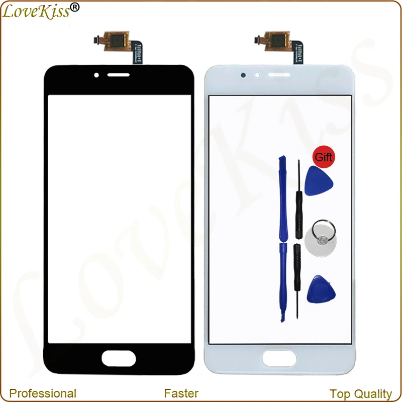 Высокое качество сенсорный экран для Meizu M5S M5s M612Q M612M дигитайзер панель передняя