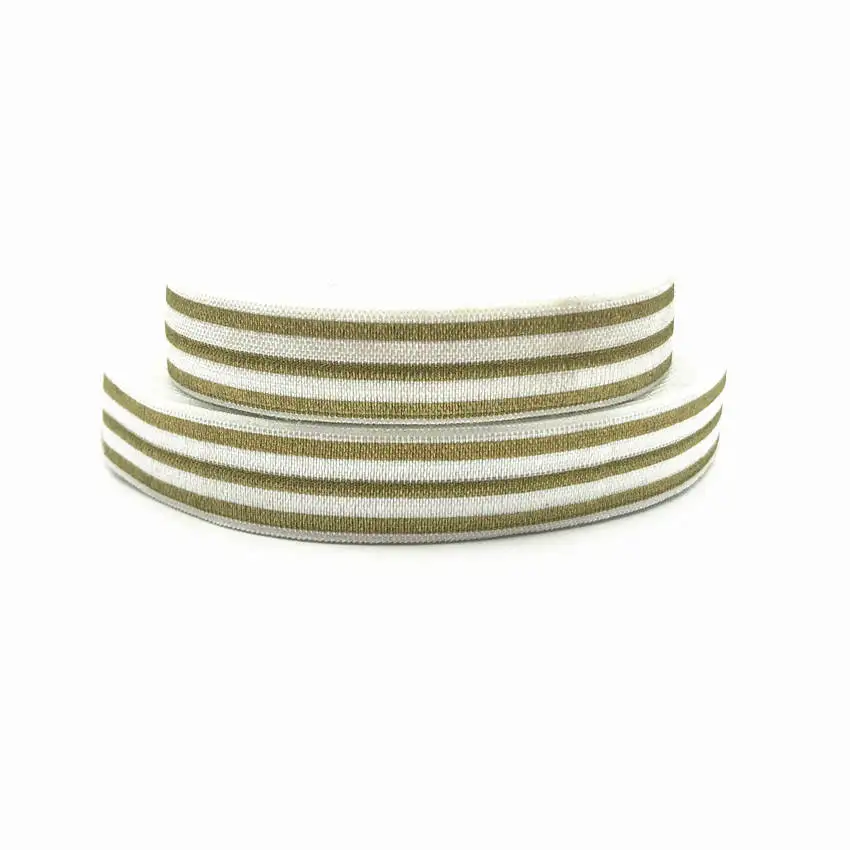 5 Yard 5/8" 15mm White Stripe Fold Over Elastic FOE Spandex Band Kids Hair Tie Headband Dress Lace Trim Sewing
5 Yard 5/8" 15mm White Stripe Fold Over Elastic FOE Spandex Band Kids Hair Tie Headband Dress Lace Trim Sewing