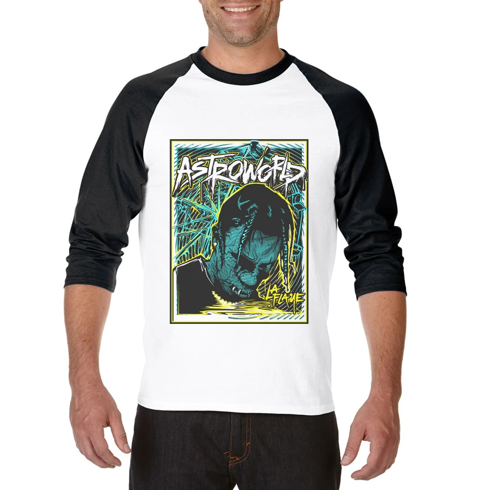 New Arrival Mens T-Shirt Astroworld Printed Three Quarter Sleeves O-Neck Cotton Tee Shirt Men Hipster Popular Cool Man T Shirts
New Arrival Mens T-Shirt Astroworld Printed Three Quarter Sleeves O-Neck Cotton Tee Shirt Men Hipster Popular Cool Man T Shirts