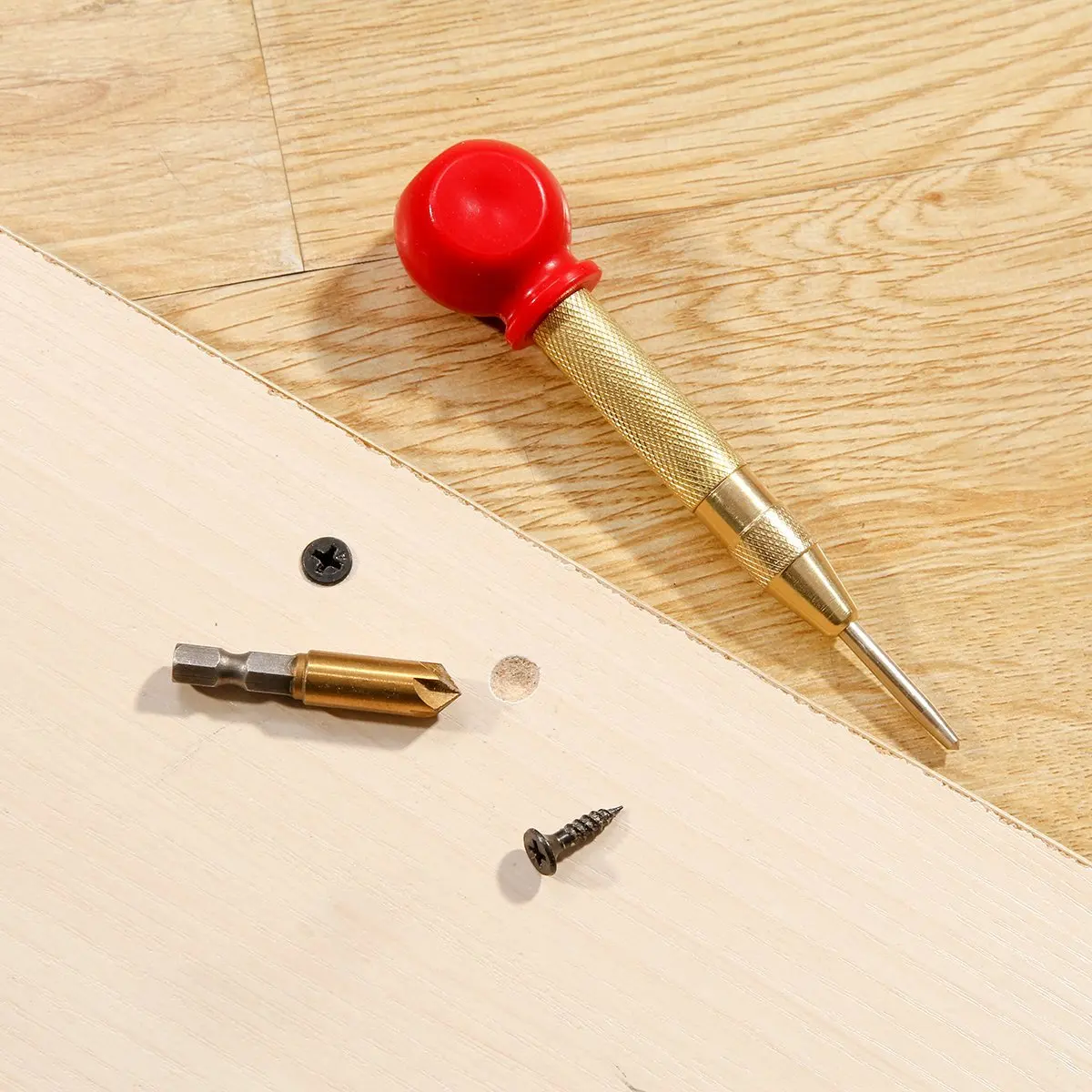 Hot sale 2 x Automatic Center Hole Punch Marker Scribe with Cushion Cap and 6 Pieces Countersink Drill Bit Set 1/4 Inch Hex Sh
Hot sale 2 x Automatic Center Hole Punch Marker Scribe with Cushion Cap and 6 Pieces Countersink Drill Bit Set 1/4 Inch Hex Sh