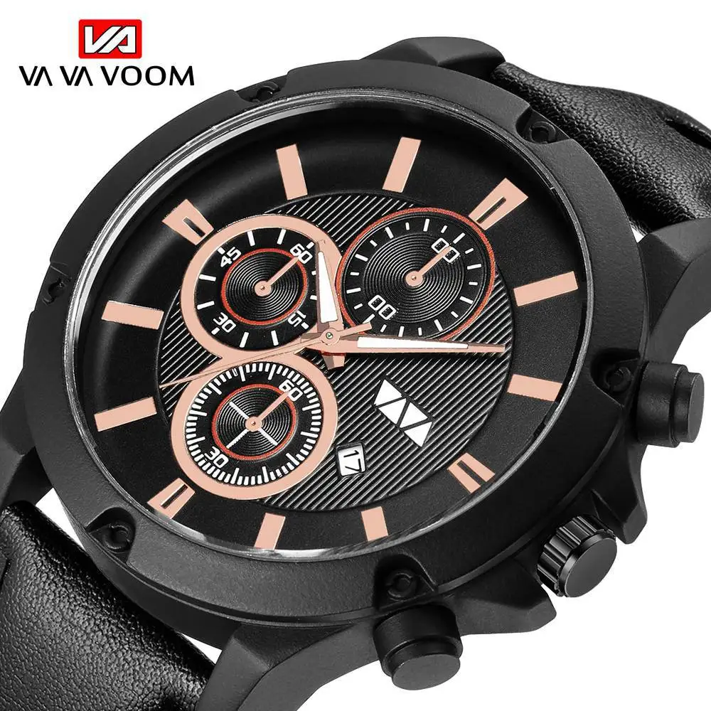 2020 Military Quartz Men's Watches Sports Comfortable Breathable Leather Wristwatch Waterproof Watches Dropshipping reloj hombre
2020 Military Quartz Men's Watches Sports Comfortable Breathable Leather Wristwatch Waterproof Watches Dropshipping reloj hombre