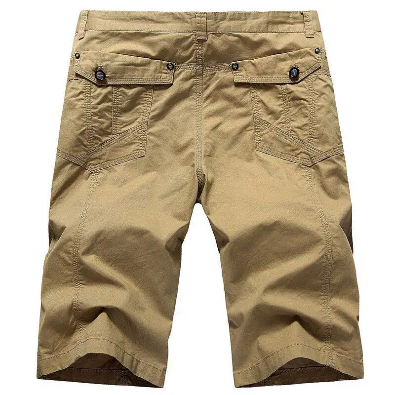 Men's Casual Shorts Summer Fashion Cotton Cargo Bermuda Masculina Joggers Short Trousers Male Plus Size 40 | Мужская одежда