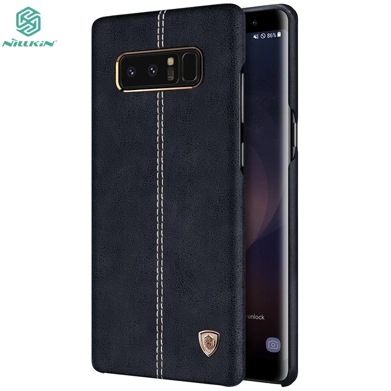 Чехол для Samsung Galaxy Note 8, оригинальный кожаный чехол NILLKIN Englon Series, Винтажный чехол для Samsung Note 8, задние Чехлы для телефона
Чехол для Samsung Galaxy Note 8, оригинальный кожаный чехол NILLKIN Englon Series, Винтажный чехол для Samsung Note 8, задние Чехлы для телефона