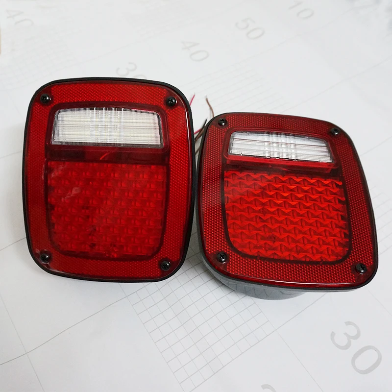 For Jeep TJ CJ YJ JK Replacement Stop Turn Tail LED lights Red Lens Left and Right
For Jeep TJ CJ YJ JK Replacement Stop Turn Tail LED lights Red Lens Left and Right
