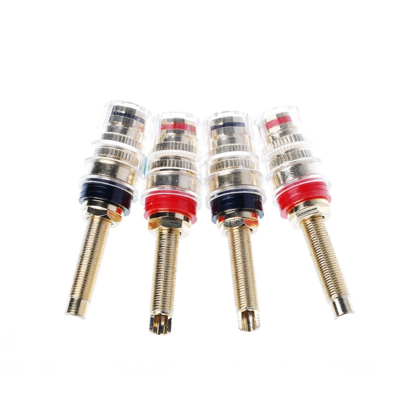 4 Pcs Brass Crystal Binding Post Terminals Connector For Speaker Amplifier 4mm Banana Plug
4 Pcs Brass Crystal Binding Post Terminals Connector For Speaker Amplifier 4mm Banana Plug