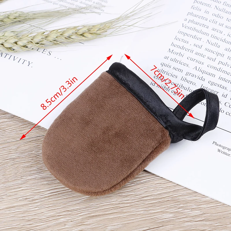 1pcs Brown Finger/Glove Body Self Tan Applicator Tanning Gloves Cream Reusable Body Cleaning Glove