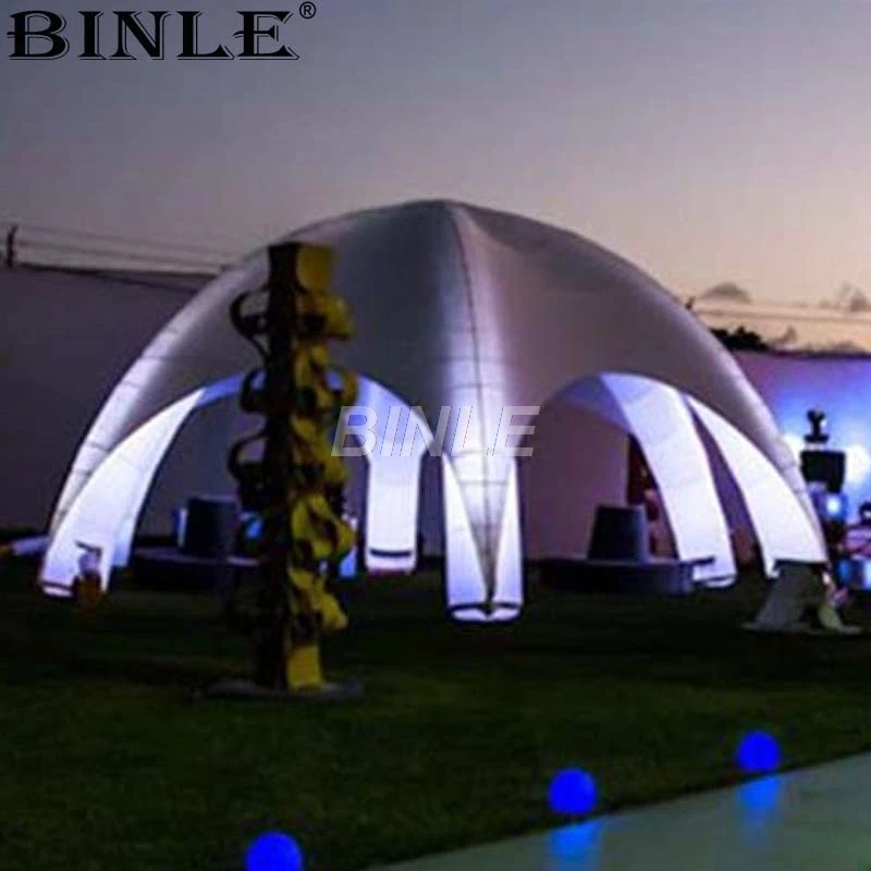 Popular sale super large outdoor inflatable dome tent with led spider tent with 3 arches for big party events
Popular sale super large outdoor inflatable dome tent with led spider tent with 3 arches for big party events