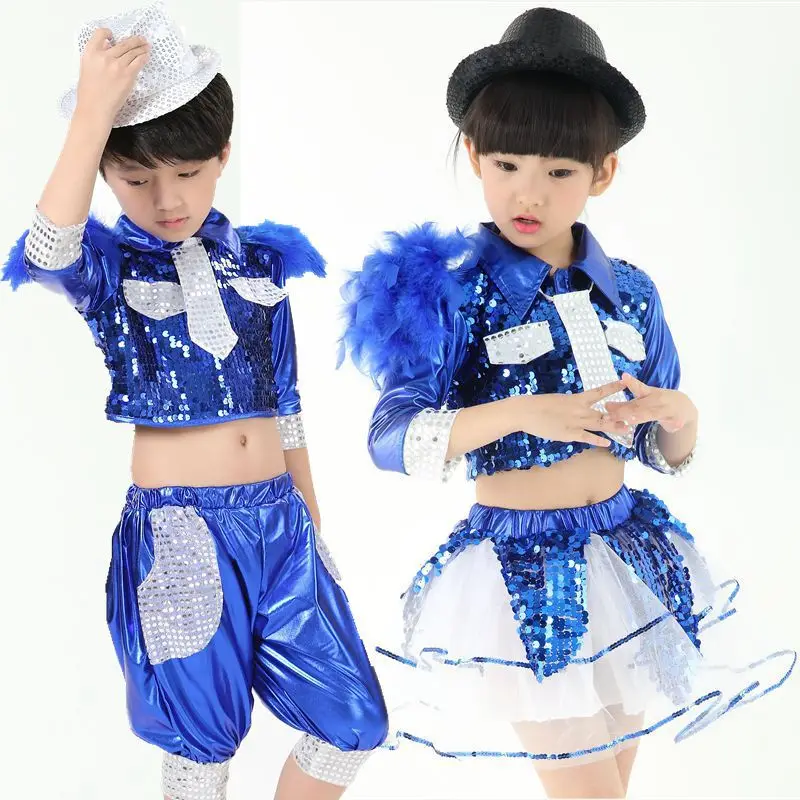Children's Sequins Latin Jazz Dance Dress Practice Performance Ballroom Dance Leotards Girls/boys Latin Dancing Singer Costume
Children's Sequins Latin Jazz Dance Dress Practice Performance Ballroom Dance Leotards Girls/boys Latin Dancing Singer Costume
