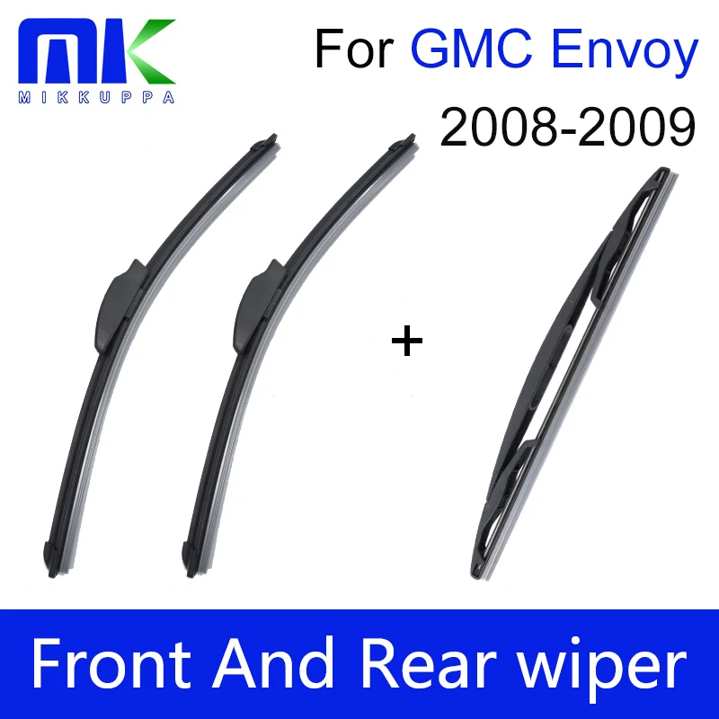 Front And Rear Wiper Blade For GMC Envoy 2008-2009 Silicone Rubber Windscreen Windshield Wiper Auto Car Accessories
Front And Rear Wiper Blade For GMC Envoy 2008-2009 Silicone Rubber Windscreen Windshield Wiper Auto Car Accessories