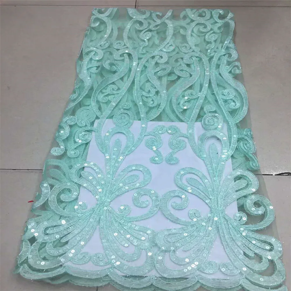 African Embroidery French Net Lace with Sequins Tulle Mesh Lace Fabric For Wedding Used Lady Dress F391-1
African Embroidery French Net Lace with Sequins Tulle Mesh Lace Fabric For Wedding Used Lady Dress F391-1