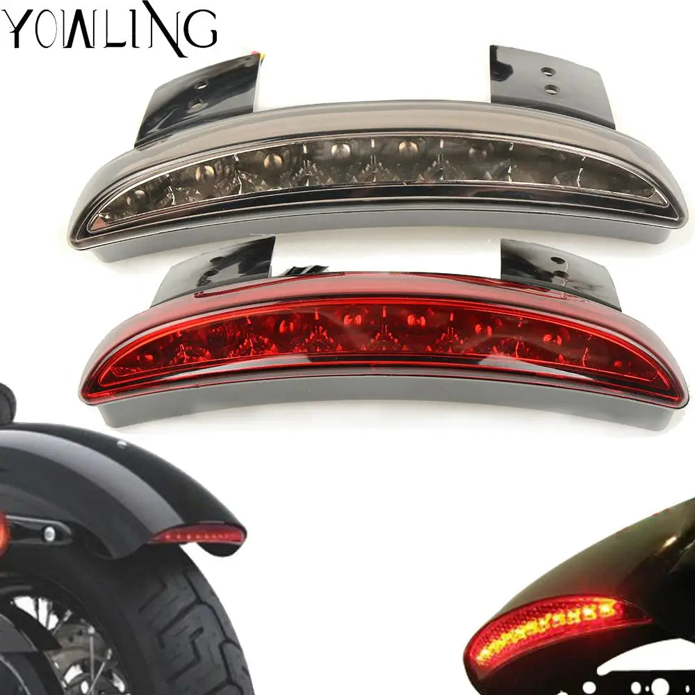 Motorcycle Accessories Rear Fender tail light blinker Smoke Red light For Touring Sportster XL 883 1200 L N X Cafe Racer
Motorcycle Accessories Rear Fender tail light blinker Smoke Red light For Touring Sportster XL 883 1200 L N X Cafe Racer