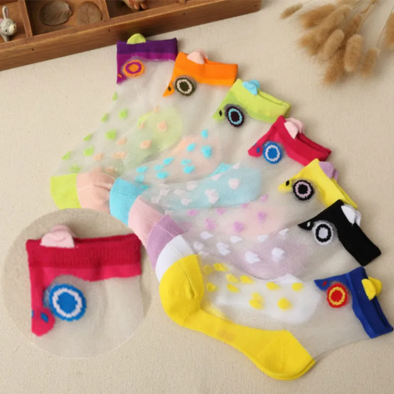 5pairs/lot Summer Fashion Slim Glass Thin Children's Baby Socks Cotton Rabbit Cartoon Girls Socks Mesh Socks Female Calcetines
5pairs/lot Summer Fashion Slim Glass Thin Children's Baby Socks Cotton Rabbit Cartoon Girls Socks Mesh Socks Female Calcetines