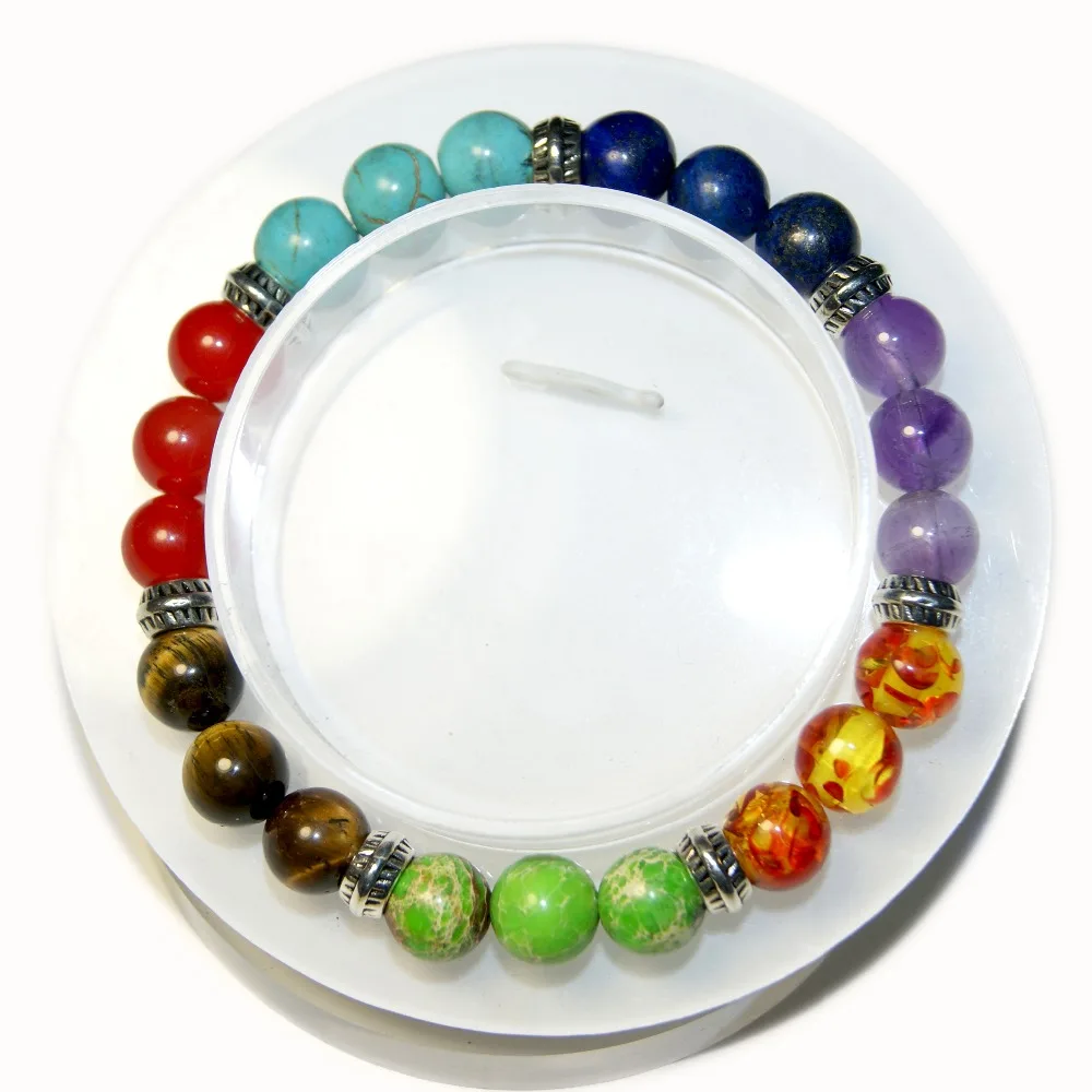 2017 New 1 Pz Mens Womens 7 Chakra Bracelet Bracelets Mixed Color Crystal Stone Chakra Healing Mala Bracelet Jewelry Of Praying
2017 New 1 Pz Mens Womens 7 Chakra Bracelet Bracelets Mixed Color Crystal Stone Chakra Healing Mala Bracelet Jewelry Of Praying