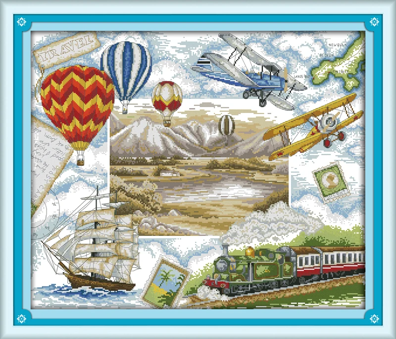Travel Round the World Scenery Needlework Cross Stitch,Embroidery kits,Precise Printed Patterns Cross-Stitching,DIY Handmade
Travel Round the World Scenery Needlework Cross Stitch,Embroidery kits,Precise Printed Patterns Cross-Stitching,DIY Handmade