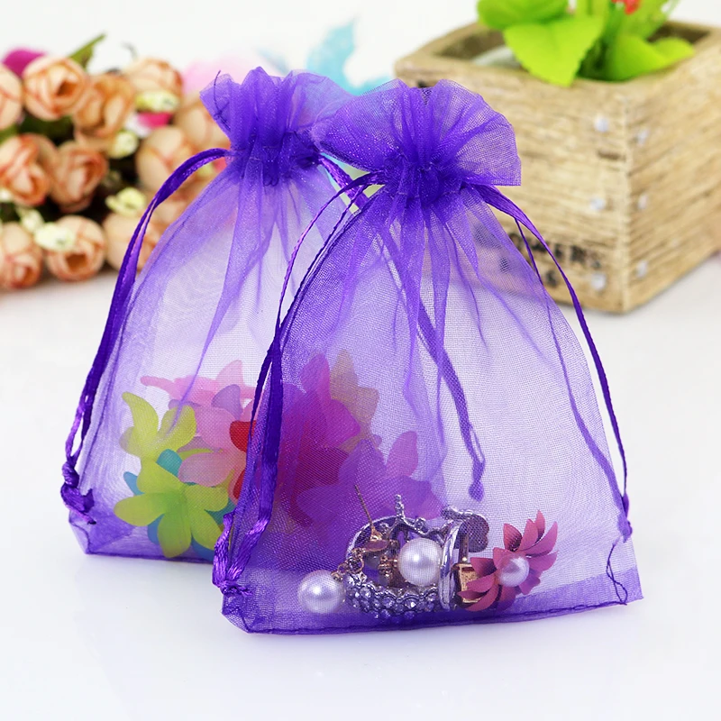 9x12cm Dark Purple Organza Birthday Gift Bags Tulle Wedding Favor Gift Candy Packing Pouches Wholesale 1000pcs/lot Classic
9x12cm Dark Purple Organza Birthday Gift Bags Tulle Wedding Favor Gift Candy Packing Pouches Wholesale 1000pcs/lot Classic