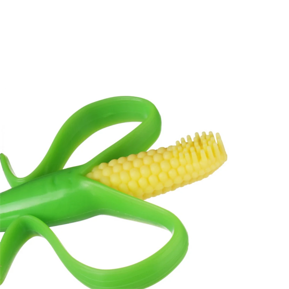 Infant Baby Teether Toy Silicone Banana Corn Molar Toys Soothing Teething Pacifier Chew Infant Oral Tooth Brush 7-9Months
Infant Baby Teether Toy Silicone Banana Corn Molar Toys Soothing Teething Pacifier Chew Infant Oral Tooth Brush 7-9Months