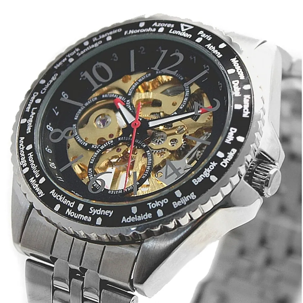 Natural Brand New Design Stainless Steel Band Smart Men Gold Tone Dial Mechancial Self Winding Watch Free Gifts Box
Natural Brand New Design Stainless Steel Band Smart Men Gold Tone Dial Mechancial Self Winding Watch Free Gifts Box