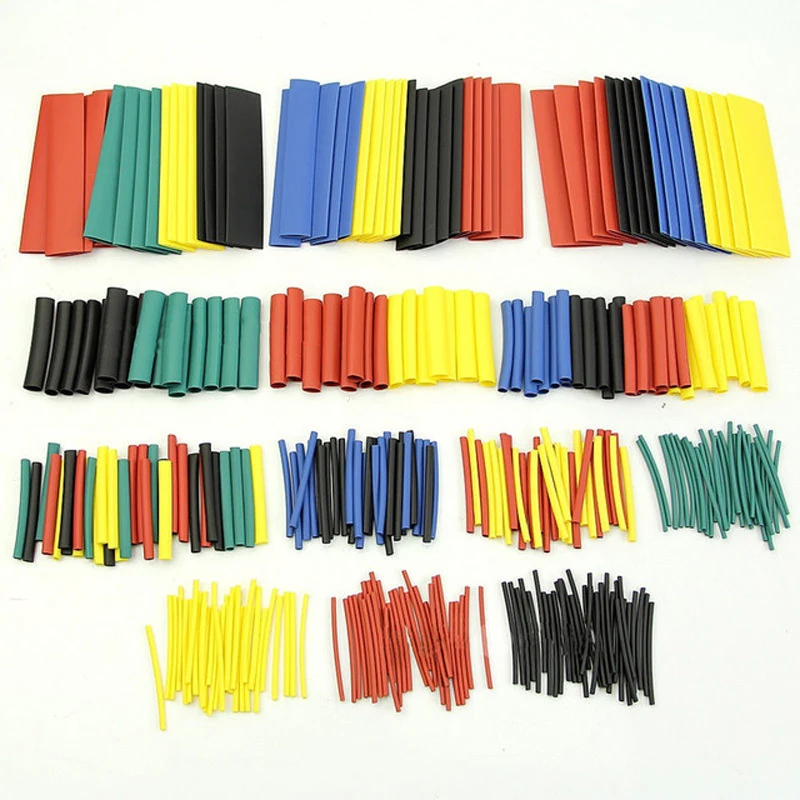 328 Pcs/lot Assorted 2:1 Heat Shrink Tubing Wrap Sleeve Kit top Polyolefin 5 Colors 8 Sizes tube Cable Sleeving Assortment Wrap
328 Pcs/lot Assorted 2:1 Heat Shrink Tubing Wrap Sleeve Kit top Polyolefin 5 Colors 8 Sizes tube Cable Sleeving Assortment Wrap
