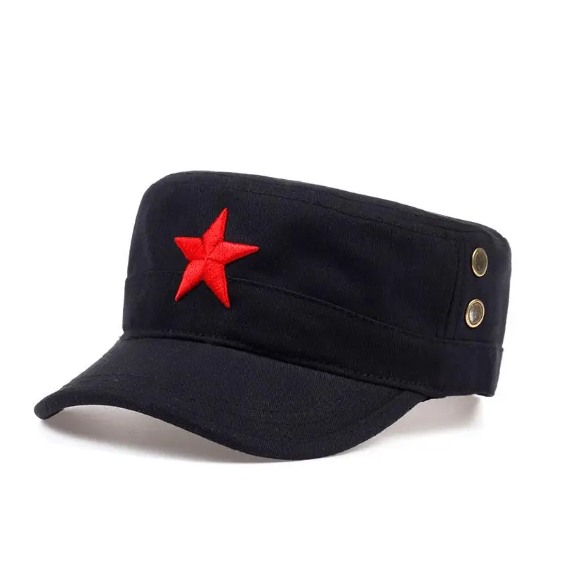 100%cotton baseball cap Five Pointed Star Flat Top Embroidery caps star unisex hat outdoors adjustable Snapback Retro hats
100%cotton baseball cap Five Pointed Star Flat Top Embroidery caps star unisex hat outdoors adjustable Snapback Retro hats