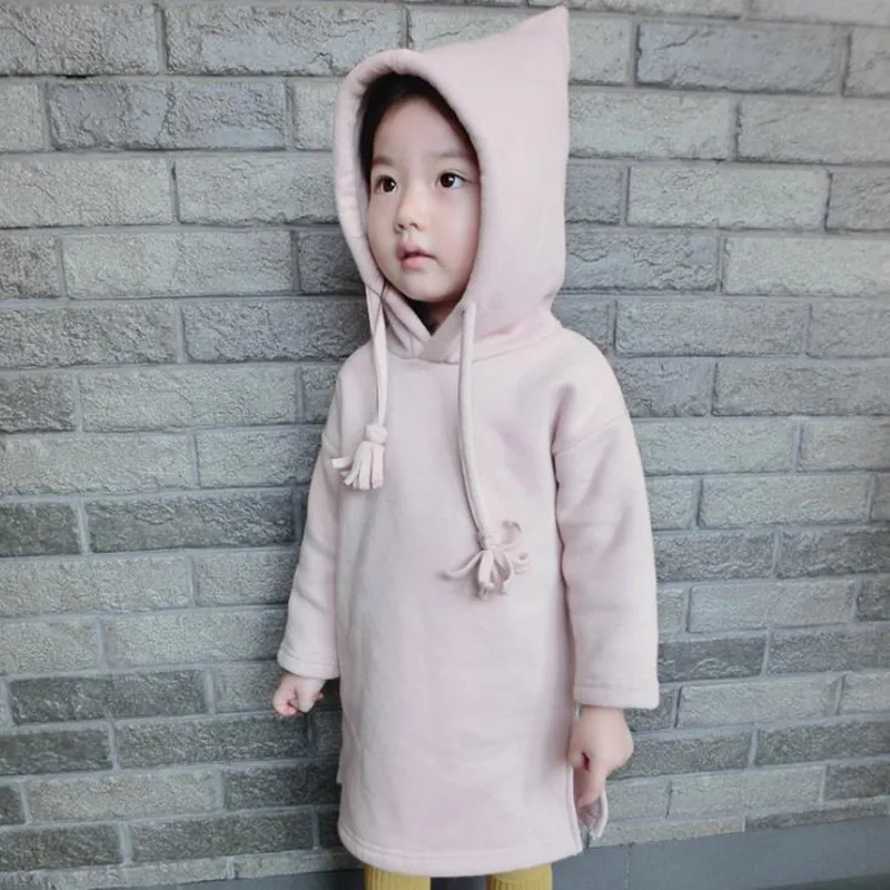 DFXD 2017 Autumn Winter Kids Hooded Long Soild Cotton Sweatshirts New Casual Girls Boys Long Sleeve Thicken Hoodies 2-8Years
DFXD 2017 Autumn Winter Kids Hooded Long Soild Cotton Sweatshirts New Casual Girls Boys Long Sleeve Thicken Hoodies 2-8Years