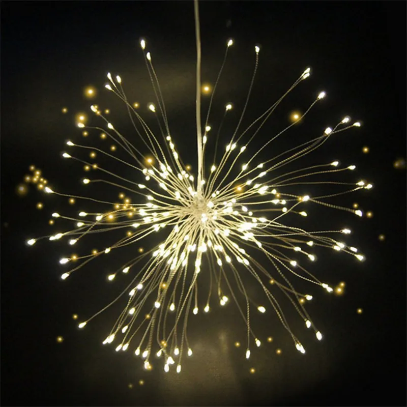 Hanging Starburst String Light 80LEDs 120Leds RGB DIY Firework Copper Fairy Garland Christmas Outdoor Lights Twinkle Light
Hanging Starburst String Light 80LEDs 120Leds RGB DIY Firework Copper Fairy Garland Christmas Outdoor Lights Twinkle Light