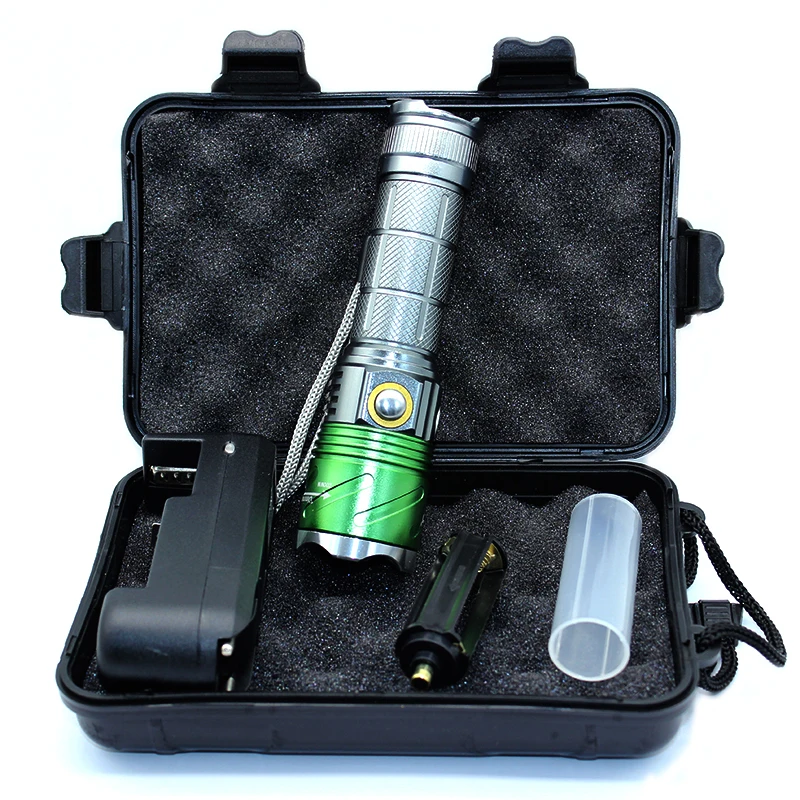 CREE XM L2 U2 светодиодный фонарик 2000LM 5 Вт перезаряжаемый Linterna 395 ультрафиолетовая