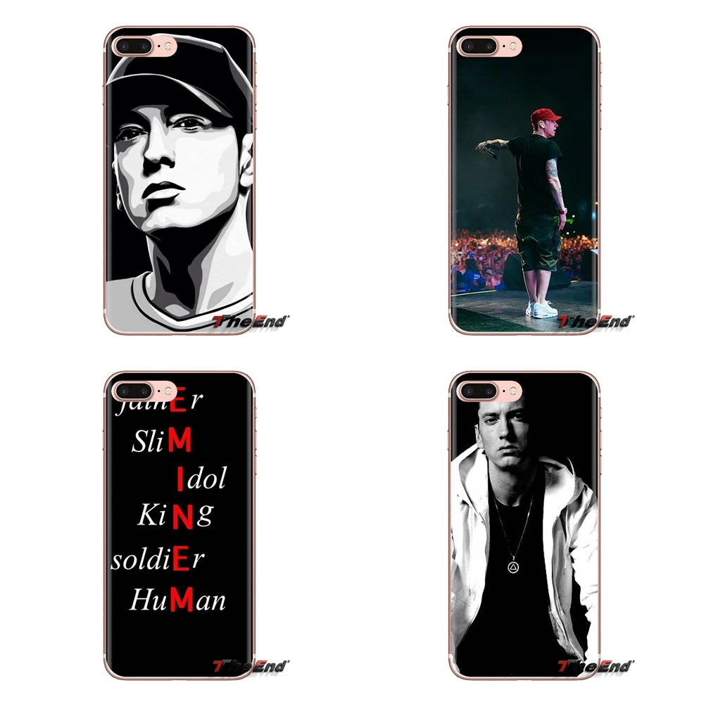 Transparent Soft Cases Covers For Huawei Mate Honor 4C 5C 5X 6X 7 7A 7C 8 9 10 8C 8X 20 Lite Pro Rap Singer Star Eminem Music |