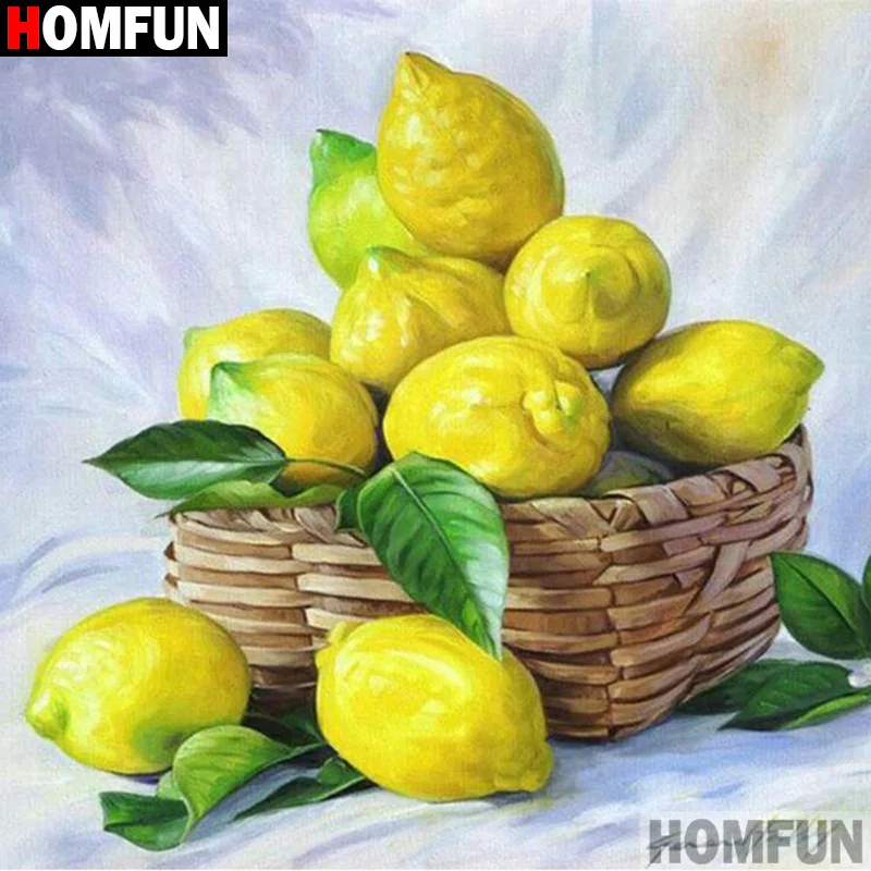 Набор для алмазной вышивки HOMFUN A20349 картина из квадратных/круглых страз сделай
