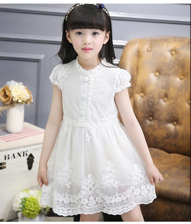 VYU Girl Evening Dress Children Clothing Summer Girls Party Dress Cotton Knitting 2-14Y Kids Embroidery Short-sleeved Dress
VYU Girl Evening Dress Children Clothing Summer Girls Party Dress Cotton Knitting 2-14Y Kids Embroidery Short-sleeved Dress