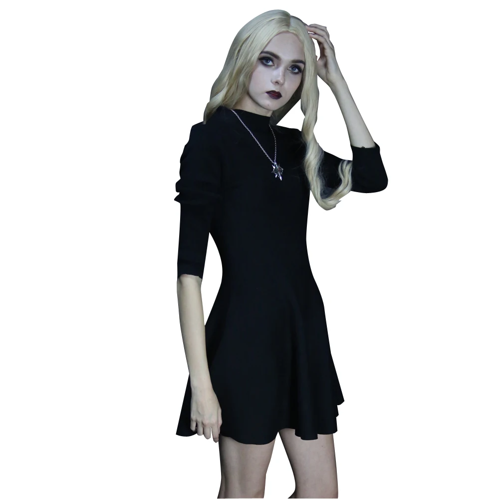 New A Autumn New Sexy Lady Dresses Black A-line Short Dresses Empire Knit Chic Dresses Turtleneck Empire Classical Dresses
New A Autumn New Sexy Lady Dresses Black A-line Short Dresses Empire Knit Chic Dresses Turtleneck Empire Classical Dresses