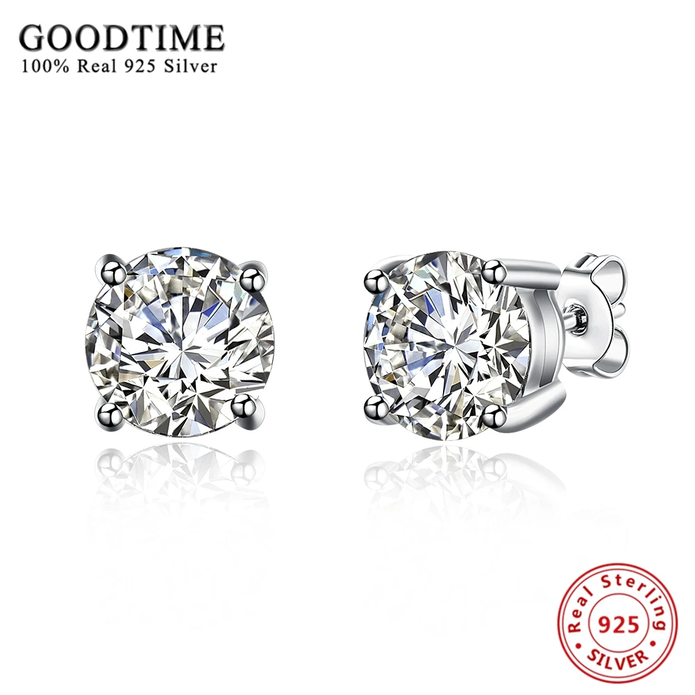 sterling-silver-jewelry 925 Stud Earrings Classic Solid 925 Sterling Silver Earrings Round Crystal Pendientes de plata esterlina
sterling-silver-jewelry 925 Stud Earrings Classic Solid 925 Sterling Silver Earrings Round Crystal Pendientes de plata esterlina