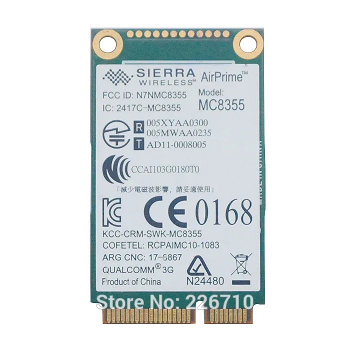 MC8355 Gobi3000 HS2430 HSPA + EV-DO SPS 634400-001 For HP Elitebook 2560p 8760w 2760p Probook 6565b Sierra Wireless 3G Card
MC8355 Gobi3000 HS2430 HSPA + EV-DO SPS 634400-001 For HP Elitebook 2560p 8760w 2760p Probook 6565b Sierra Wireless 3G Card