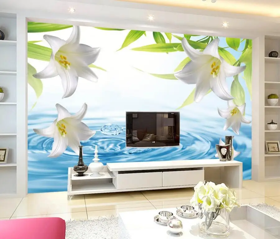 Custom 3D murals,Fresh and simple water lily papel de parede,living room TV wall children bedroom flowers wallpaper
Custom 3D murals,Fresh and simple water lily papel de parede,living room TV wall children bedroom flowers wallpaper