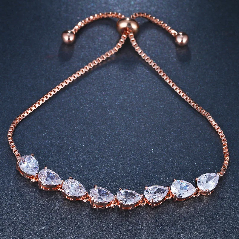 SLBRIDAL Sparkling Charm Fashion Cubic Zirconia Bracelet Girls CZ Daily Bracelet Gift Wedding Bridal Bridesmaids Women Jewelry
SLBRIDAL Sparkling Charm Fashion Cubic Zirconia Bracelet Girls CZ Daily Bracelet Gift Wedding Bridal Bridesmaids Women Jewelry