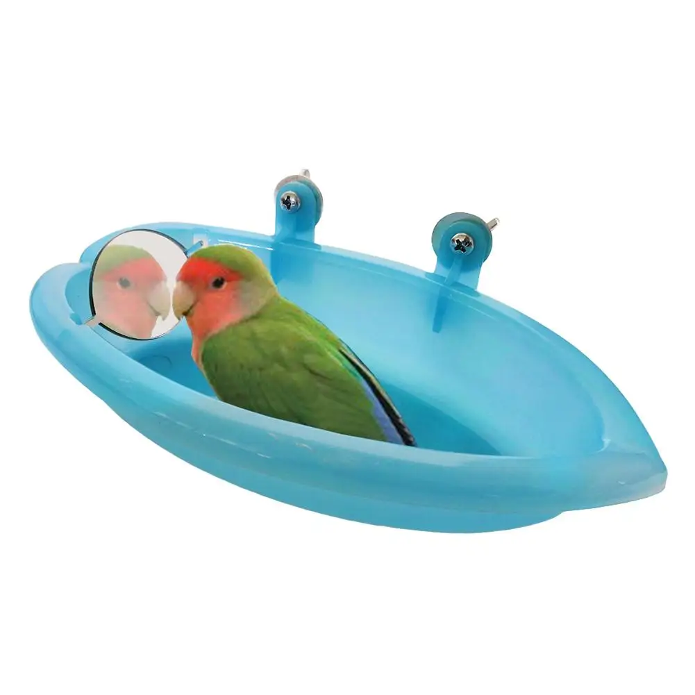 Ванночка для птиц с зеркалом аксессуары ванной и душа | Дом сад