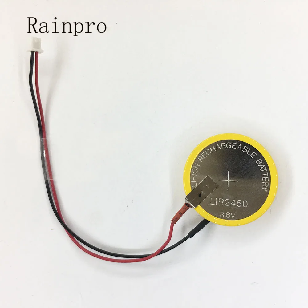2 шт./лот перезаряжаемая батарея LIR2450 2450 3 6 В 110 мАч литиевая заглушка|battery lir2450|battery