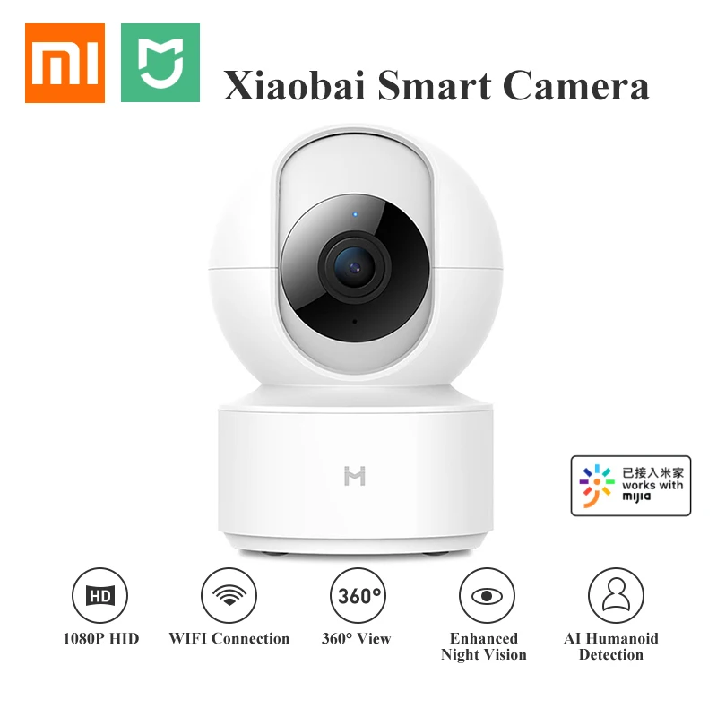 Обновленная Беспроводная IP камера Xiaomi Mijia Chuangmi 1080P HD угол 360 градусов CCTV Wi Fi