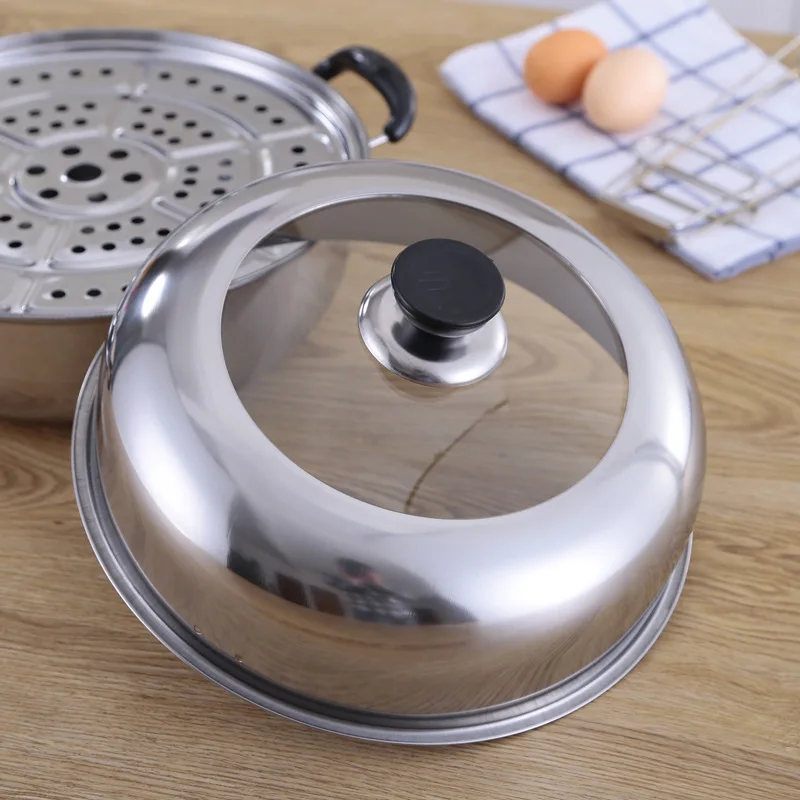 Household Stainless Steel Soup Steaming Pot 28cm Double-layer Soup Pot Multi-purpose Thickening Pot Kitchen Tool Cookware
Household Stainless Steel Soup Steaming Pot 28cm Double-layer Soup Pot Multi-purpose Thickening Pot Kitchen Tool Cookware