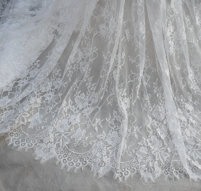 3m/pack width 150cm white black diy exquisite classic eyelash lace decoration embroidery lace fabric Free shipping
3m/pack width 150cm white black diy exquisite classic eyelash lace decoration embroidery lace fabric Free shipping