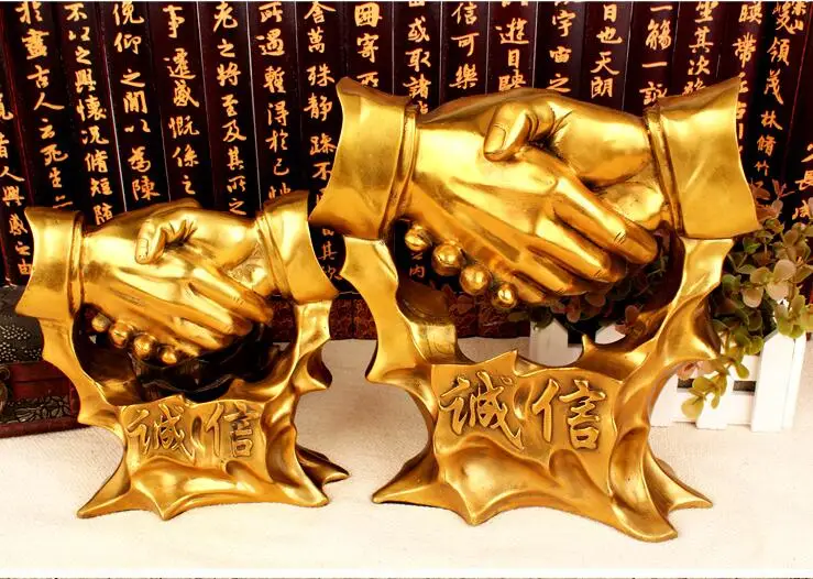 Fine Bronze Collection Crafts Open Handshake Relocation Sculpture Gift Fist Sculpture Honesty
Fine Bronze Collection Crafts Open Handshake Relocation Sculpture Gift Fist Sculpture Honesty