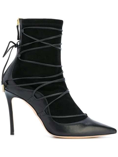 Hot sale Autumn Winter Fashion Female Shoes Elastic Black Ankle Boots Cross Tied Woman short Boots Pointed Toe Thin Heel
Hot sale Autumn Winter Fashion Female Shoes Elastic Black Ankle Boots Cross Tied Woman short Boots Pointed Toe Thin Heel