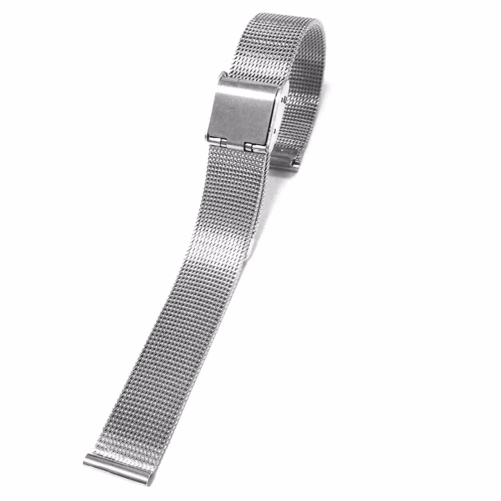 16mm Stainless Steel Slim Mesh Ladies Men Bracelet Band Silver 10mm 12mm 14mm 18mm 20mm 22mm WB1221B
16mm Stainless Steel Slim Mesh Ladies Men Bracelet Band Silver 10mm 12mm 14mm 18mm 20mm 22mm WB1221B