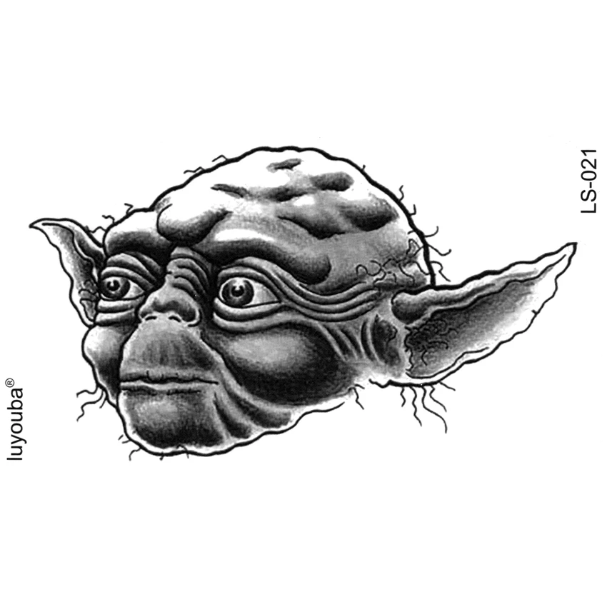 Jedi master yoda waterproof temporary tattoos men beauty warrior harajuku tatoo sleeves knight flash tattoo sticker tatuajes
Jedi master yoda waterproof temporary tattoos men beauty warrior harajuku tatoo sleeves knight flash tattoo sticker tatuajes