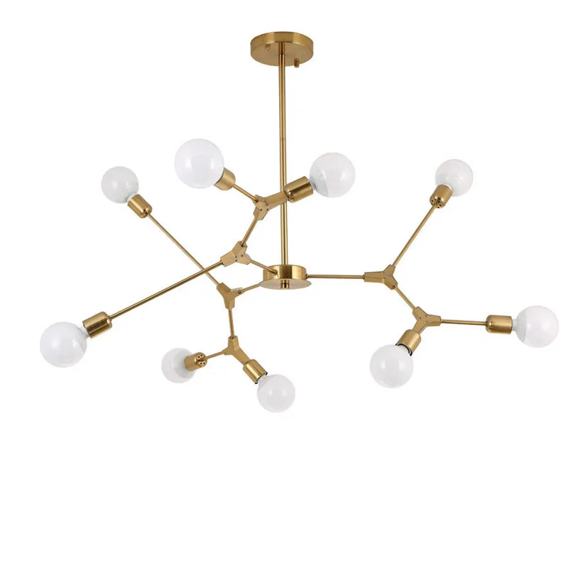 Nordic LED E27 26 Hanging Chandeliers Lights Lamps Branch Post Modern Gold Black Chandelier Lamp Lighting for Restaurant Living
Nordic LED E27 26 Hanging Chandeliers Lights Lamps Branch Post Modern Gold Black Chandelier Lamp Lighting for Restaurant Living